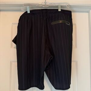 Oakley Black Pinstripe Men's Swim Shorts NWT. SIZE 34